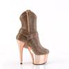 Pleaser - ADORE1029CHRS Bottes de plateforme, Pole dance chaussures - Couleur or rose Product image